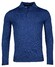 Baileys Merino Blend Pullover Polo Collar Buttons Single Knit Pullover Deep Denim Blue