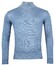 Baileys Merino High Turtleneck Single Knit Pullover Mid Blue