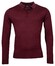 Baileys Merino Pullover Polo Collar Buttons Single Knit Pullover Aubergine