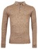 Baileys Merino Pullover Polo Collar Buttons Single Knit Pullover Dark Sand