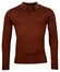 Baileys Merino Pullover Polo Collar Buttons Single Knit Pullover Deep Red