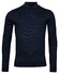 Baileys Merino Pullover Polo Collar Buttons Single Knit Pullover Navy