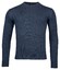 Baileys Merino Wool Crew Neck Uni Color Single Knit Pullover Denim Blue