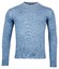 Baileys Merino Wool Crew Neck Uni Color Single Knit Pullover Mid Blue