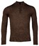 Baileys Merino Wool Half Zip Single Knit Pullover Dark Brown