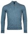 Baileys Merino Wool Half Zip Single Knit Pullover Raf Blue