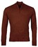 Baileys Merino Wool Half Zip Uni Color Single Knit Pullover Deep Red