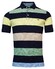 Baileys Pique 2Tone Allover Yarn Dyed Stripe Poloshirt Pastel Lime