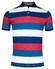 Baileys Piqué Allover Yarn Dyed Stripes Polo Mid Cerise
