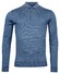 Baileys Pullover Polo Collar Buttons Single Knit Merino Pullover Winter Blue