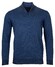 Baileys Pullover Shirt Style 2Tone Jacquard Plated Trui Blauw
