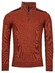 Baileys Pullover Shirt Style High Zip Allover Structure Knit Pullover Brique