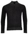 Baileys Pullover Shirt Style Zip All Over Plated Pullover Black