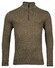 Baileys Pullover Shirt Style Zip Single Knit Cotton Cashmere Pullover New Khaki