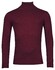 Baileys Roll Neck Pullover Single Knit Cotton Cashmere Pullover Burgundy