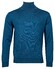 Baileys Roll Neck Pullover Single Knit Trui Midden Blauw
