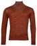 Baileys Rollneck Merino Single Knit Pullover Deep Orange