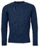 Baileys Scottish Lambswool Crew Neck Pullover Single Knit Pullover Dark Denim Blue