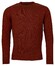 Baileys Scottish Lambswool Crew Neck Pullover Single Knit Trui Deep Red