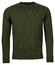 Baileys Scottish Lambswool Crew Neck Pullover Single Knit Trui Donker Groen