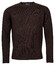 Baileys Scottish Lambswool Round Neck Pullover Single Knit Trui Dark Brown