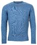Baileys Scottish Lambswool Round Neck Pullover Single Knit Trui Denim Blue