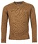 Baileys Scottish Lambswool V-Neck Pullover Single Knit Pullover Choco Brown