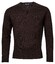 Baileys Scottish Lambswool V-Neck Pullover Single Knit Trui Dark Brown