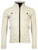 Baileys Sweat Cardigan Zip Double Breast Pocket Cardigan Beige