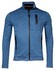 Baileys Sweat Cardigan Zip Doubleface Interlock Cardigan Delft Blue