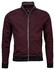 Baileys Sweat Cardigan Zip Jacquard Double Face Sueded Finish Cardigan Stone Red