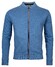 Baileys Sweat Cardigan Zip Rib Ottoman French Terry Vest Insignia Blue
