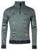 Baileys Sweat Halfzip 2-Tone Allover Jacquard Pullover Misty Green