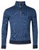 Baileys Sweat Halfzip 2-Tone Allover Jacquard Pullover Navy