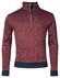 Baileys Sweat Halfzip 2-Tone Allover Jacquard Pullover Stone Red
