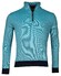 Baileys Sweater Half Zip 2-Tone Oxford Doubleface Jacquard Interlock Pullover Dark Aqua