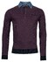 Baileys Sweatshirt Denim 2Tone Jacquard Interlock Pullover Grape Kiss