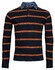 Baileys Sweatshirt Denim Jacquard Pique Yarn Dyed Stripe Pullover Ginger Bread