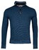 Baileys Sweatshirt Half Zip Allover Slub Waffle Pullover Deep Denim Blue