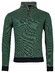 Baileys Sweatshirt Zip 2Tone Front Jacquard Interlock Trui Bottle Green