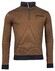 Baileys Sweatshirt Zip Doubleface Jacquard Interlock Trui Oker