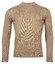 Baileys Turtle Neck Merino Wool Single Knit Pullover Dark Sand