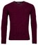 Baileys Two Ply Scottish Lambswool V-Neck Pullover Single Knit Pullover Aubergine