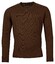 Baileys Two Ply Scottish Lambswool V-Neck Pullover Single Knit Pullover Dark Brown