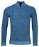 Baileys Two Tone Jacquard Knit Plated Trui Limoges Blue