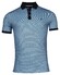 Baileys Two-Tone Structure Jacquard Micro Pattern Polo Soft Blue