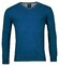 Baileys Uni Color Cotton V-Neck Single Knit Pullover Cobalt