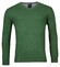 Baileys Uni Color Cotton V-Neck Single Knit Trui Groen