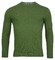 Baileys Uni Color Crew Neck Single Knit Trui Grasgroen