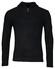 Baileys Uni Color Half Zip Allover Structure Knit Pullover Navy